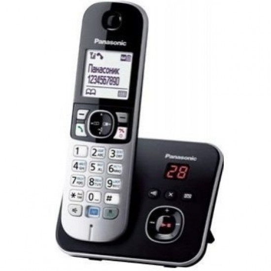 DECT Panasonic KX-TG6821UAB Black phone DECT Panasonic KX-TG6821UAB Black phone