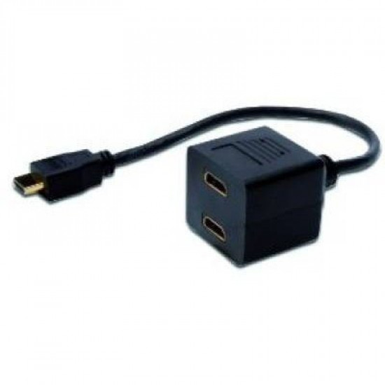 Адаптер Digitus HDMI Y 2m, black (AK-330400-002-S) Адаптер Digitus HDMI Y 2m, black (AK-330400-002-S)