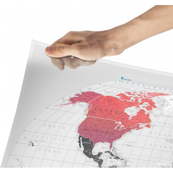 Скретч-карта світу 1DEA.me Travel Map AIR World (AW) Скретч-карта світу 1DEA.me Travel Map AIR World (AW)