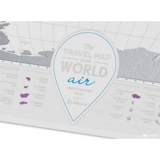 Скретч-карта світу 1DEA.me Travel Map AIR World (AW) Скретч-карта світу 1DEA.me Travel Map AIR World (AW)