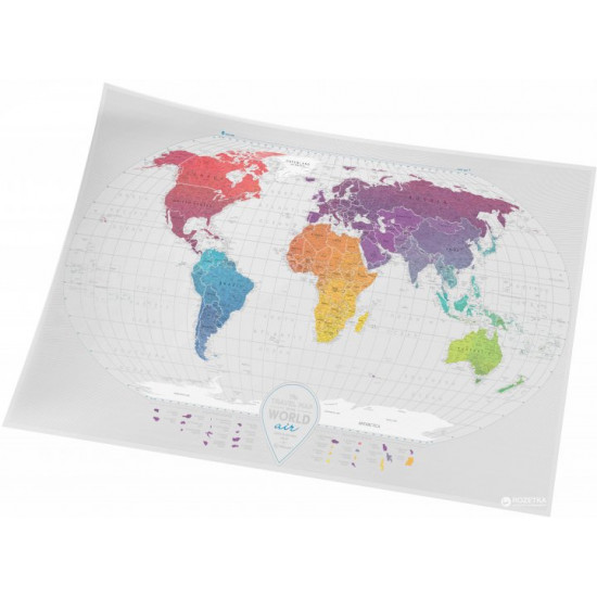 Скретч-карта світу 1DEA.me Travel Map AIR World (AW) Скретч-карта світу 1DEA.me Travel Map AIR World (AW)