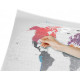 Скретч-карта світу 1DEA.me Travel Map AIR World (AW) Скретч-карта світу 1DEA.me Travel Map AIR World (AW)