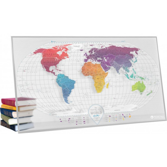 Скретч-карта світу 1DEA.me Travel Map AIR World (AW) Скретч-карта світу 1DEA.me Travel Map AIR World (AW)
