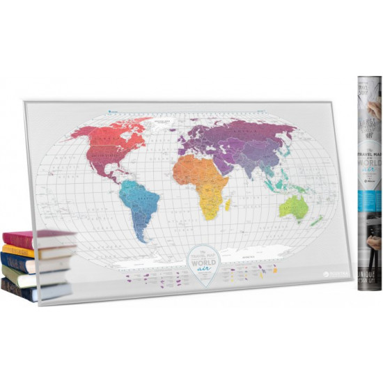 Скретч-карта світу 1DEA.me Travel Map AIR World (AW) Скретч-карта світу 1DEA.me Travel Map AIR World (AW)