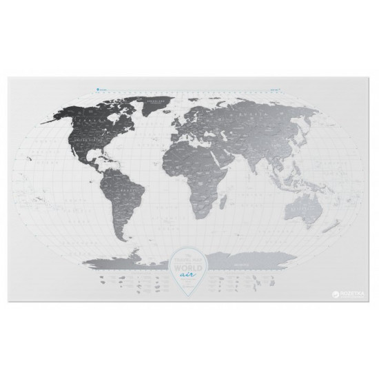 Скретч-карта світу 1DEA.me Travel Map AIR World (AW) Скретч-карта світу 1DEA.me Travel Map AIR World (AW)