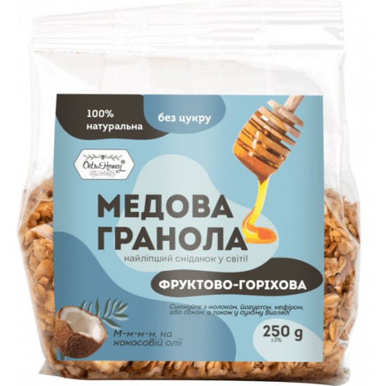 Гранола Oats&Honey Фруктово-ореховая 250 г (4820013333126) Гранола Oats&Honey Фруктово-ореховая 250 г (4820013333126)