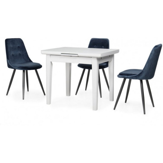 Обідній стіл Vetro Mebel ТМ-79 ultra wht (білий ультра) Обідній стіл Vetro Mebel ТМ-79 ultra wht (білий ультра)