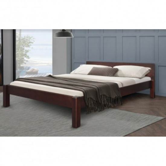 Bed made of natural wood pine Comfort 180x200 mahon Stemma Bed made of natural wood pine Comfort 180x200 mahon Stemma