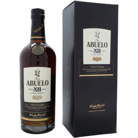Abuelo Two Oaks Rum in gift box 0.7 l 40% (7451101210646) Abuelo Two Oaks Rum in gift box 0.7 l 40% (7451101210646)