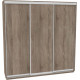 Sliding wardrobe HOUSE VN256 Sonoma oak truffle chipboard 250x60x240 Sliding wardrobe HOUSE VN256 Sonoma oak truffle chipboard 250x60x240