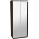 Sliding wardrobe DOM VG116 Wenge Mirror 110x60x240 Sliding wardrobe DOM VG116 Wenge Mirror 110x60x240