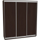 Sliding wardrobe HOUSE N2216 Wenge chipboard 210x60x240 Sliding wardrobe HOUSE N2216 Wenge chipboard 210x60x240