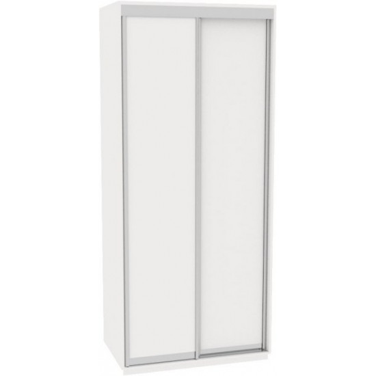 Sliding wardrobe HOUSE EKO116 White chipboard 110x60x240 Sliding wardrobe HOUSE EKO116 White chipboard 110x60x240