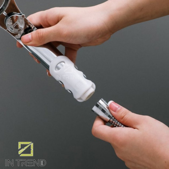 Тримач для душу SHOWER SUCKER Білий на присосках Силіконовий для душової насадки Тримач для душу SHOWER SUCKER Білий на присосках Силіконовий для душової насадки