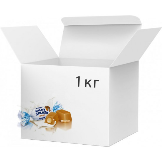 Toffee Roshen Milky Splash with milk filling 1 kg (4823077608810) Toffee Roshen Milky Splash with milk filling 1 kg (4823077608810)