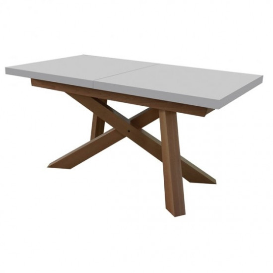 Dining folding table ST-42 160x90 (200x90) cm Skif white/natural Dining folding table ST-42 160x90 (200x90) cm Skif white/natural