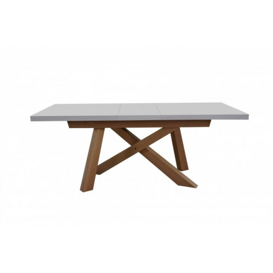 Dining folding table ST-42 160x90 (200x90) cm Skif white/natural Dining folding table ST-42 160x90 (200x90) cm Skif white/natural