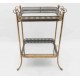 Metal coffee table with mirror top 53.5*31*67 cm, golden BST 480298 Metal coffee table with mirror top 53.5*31*67 cm, golden BST 480298