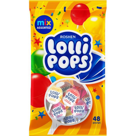 Caramel lollipops Roshen Lollipops with yoghurt flavors 0.92 kg (4823077630736) Caramel lollipops Roshen Lollipops with yoghurt flavors 0.92 kg (4823077630736)