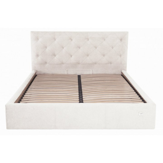 Кровать Bristol Standart 140 х 200 см Мисти Milk Бежевая Кровать Bristol Standart 140 х 200 см Мисти Milk Бежевая