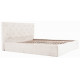 Кровать Bristol Standart 140 х 200 см Мисти Milk Бежевая Кровать Bristol Standart 140 х 200 см Мисти Milk Бежевая
