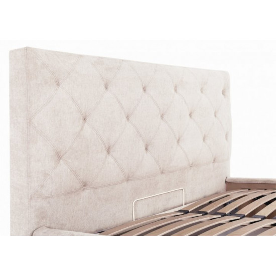 Кровать Bristol Standart 140 х 200 см Мисти Milk Бежевая Кровать Bristol Standart 140 х 200 см Мисти Milk Бежевая