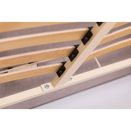 Кровать Bristol Standart 140 х 200 см Мисти Milk Бежевая Кровать Bristol Standart 140 х 200 см Мисти Milk Бежевая