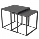Coffee table 2 in 1 Ascet Art In Head Graphite Coffee table 2 in 1 Ascet Art In Head Graphite