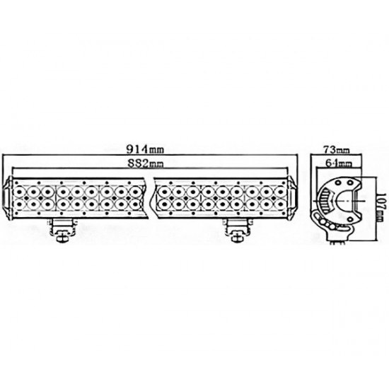  Світлодіодна балка EA Light X C4 234W Далекий