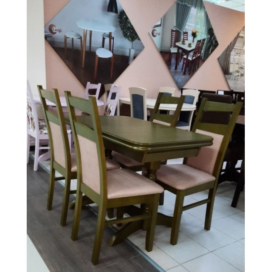 Dining kitchen fixed table ST-27.1 Skif 110x70 cm wasabi Dining kitchen fixed table ST-27.1 Skif 110x70 cm wasabi