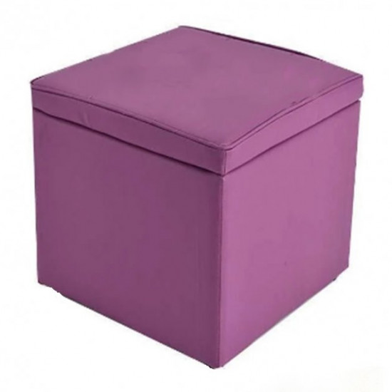 Тумба-пуф раскладной Stenson R88090 30х30х30см purple Тумба-пуф раскладной Stenson R88090 30х30х30см purple