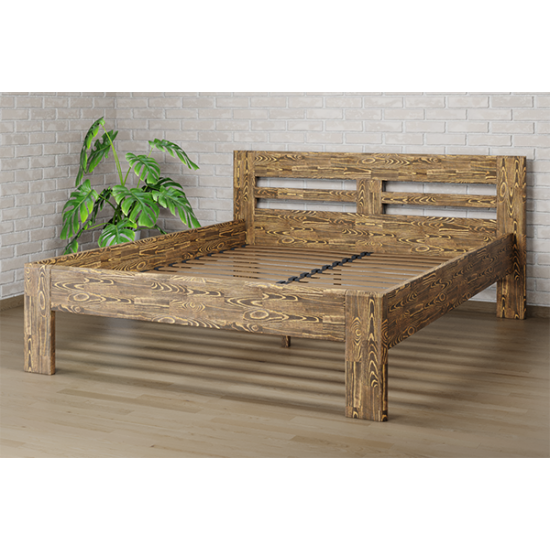 Кровать Camelia Ноліна 180х200 Горіх темний Бук Олія Кровать Camelia Ноліна 180х200 Горіх темний Бук Олія