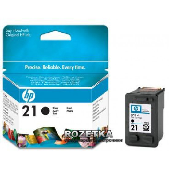 Картридж HP No.21 DJ3920/3940, PSC1410 (5 мл) Black (C9351AE) Картридж HP No.21 DJ3920/3940, PSC1410 (5 мл) Black (C9351AE)
