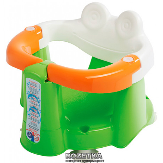 OK Baby Crab Baby Bath Seat with Suction Cups Green and White (38714430) OK Baby Crab Baby Bath Seat with Suction Cups Green and White (38714430)