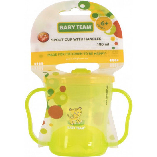 Поильник Baby Team з ручками і носиком, що складається 180 мл (5002) Поильник Baby Team з ручками і носиком, що складається 180 мл (5002)
