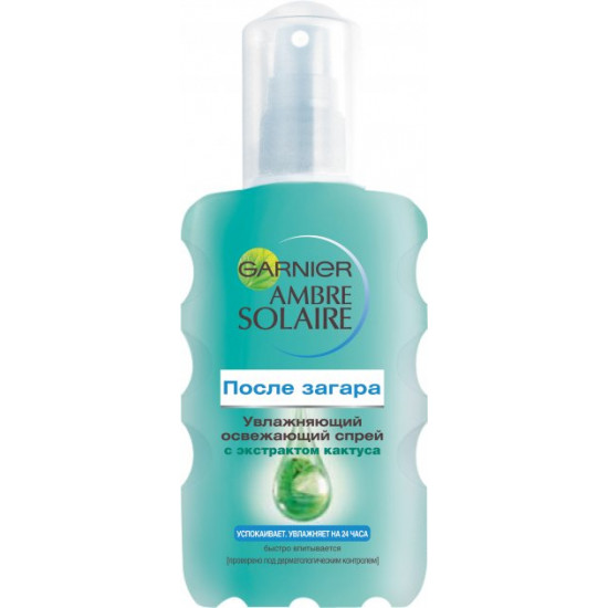 Moisturizing refreshing after-sun spray Garnier Ambre Solaire with cactus extract 200 ml (3600540086549) Moisturizing refreshing after-sun spray Garnier Ambre Solaire with cactus extract 200 ml (3600540086549)