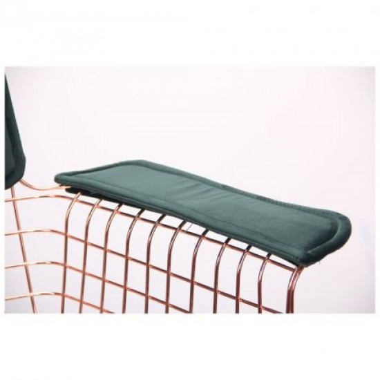 Кресло Mino, rose gold, emerald AMF Кресло Mino, rose gold, emerald AMF