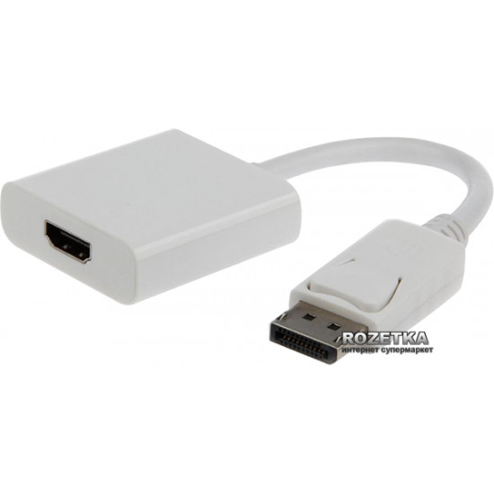  Адаптер Cablexpert DisplayPort to HDMI (A-DPM-HDMIF-002-W)