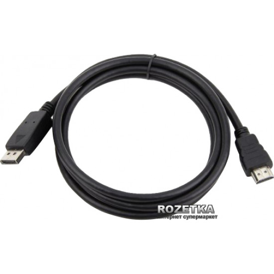  Кабель Cablexpert DisplayPort - HDMI 1.8 м (CC-DP-HDMI-6)