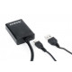  Адаптер Cablexpert (A-VGA-HDMI-01) VGA-HDMI, со звуком, 0.15м, черный