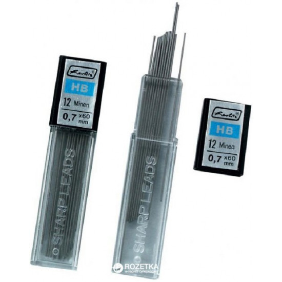 Set of leads for mechanical pencil 24 pcs Herlitz HB 0.7 mm (10199156) Set of leads for mechanical pencil 24 pcs Herlitz HB 0.7 mm (10199156)