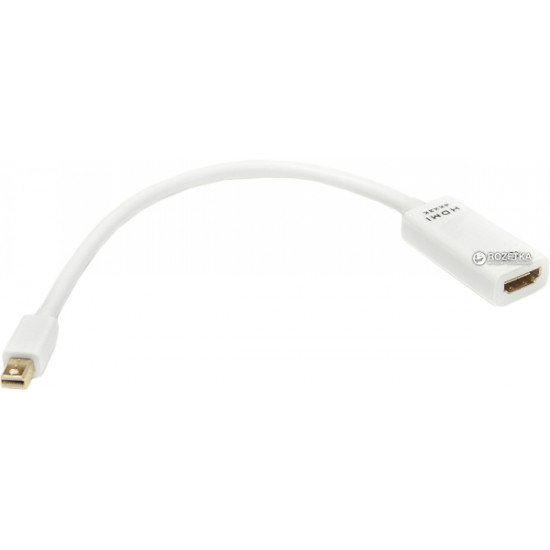 Кабель PowerPlant mini DisplayPort - HDMI v1.4 0.15 м (KD00AS1279) Кабель PowerPlant mini DisplayPort - HDMI v1.4 0.15 м (KD00AS1279)