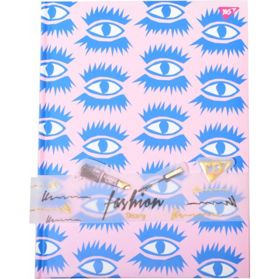 Motivational notebook YES Eaes Fashion series 148 x 210 mm 128 pages (151586) Motivational notebook YES Eaes Fashion series 148 x 210 mm 128 pages (151586)