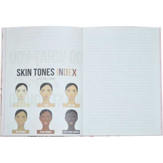 Motivational notebook YES Eaes Fashion series 148 x 210 mm 128 pages (151586) Motivational notebook YES Eaes Fashion series 148 x 210 mm 128 pages (151586)