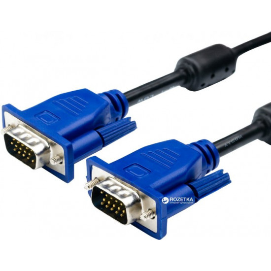 Кабель Atcom Vga 2 ferite DE-15Hd 25 м (13274)