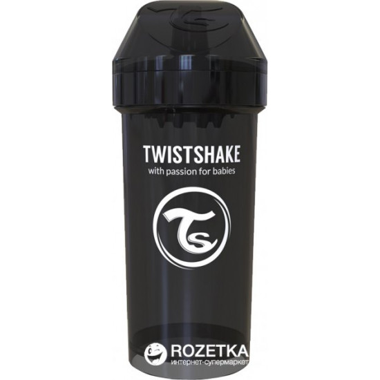 Дитяча чашка Twistshake 360 мл Чорна (7350083120779) Дитяча чашка Twistshake 360 мл Чорна (7350083120779)