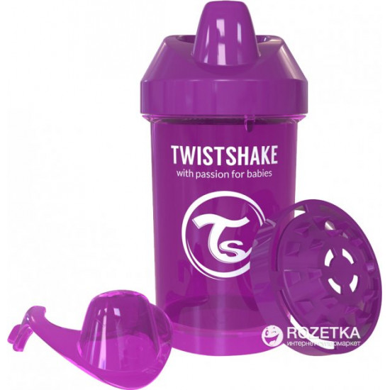 Чашка-непроливайка Twistshake 300 мл Фіолетова (7350083120625) Чашка-непроливайка Twistshake 300 мл Фіолетова (7350083120625)