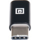 Adapter Real-El microUSB - Type C Black (EL123500018) Adapter Real-El microUSB - Type C Black (EL123500018)