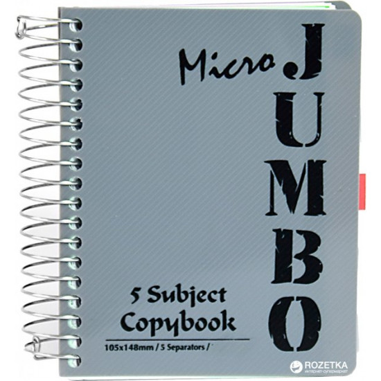 Mintra Micro Jumbo A6 Lined Notepad 150 sheets Gray (982158)