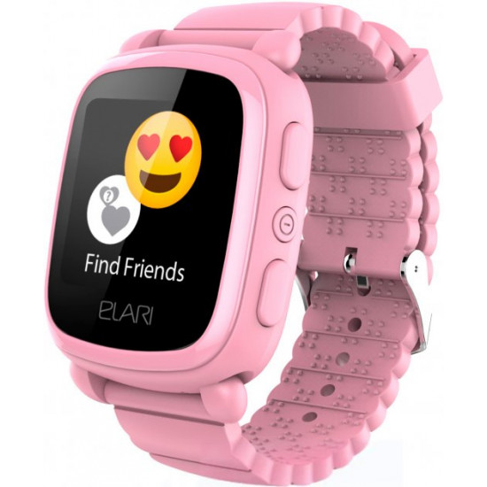 Детские телефон-часы с GPS-трекером Elari KidPhone 2 Pink (KP-2P) Детские телефон-часы с GPS-трекером Elari KidPhone 2 Pink (KP-2P)